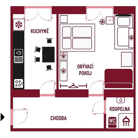 Apartmán Centrum Brno